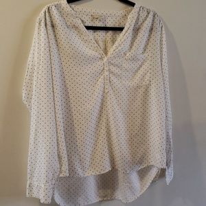 Star print blouse